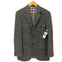 ニューヨーカー NEWYORKER HARRIS TWEED エルボーパッチくるみボタン3Bジャケット メンズ 04-27