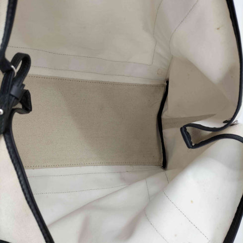 バレンシアガ BALENCIAGA イタリア製 NAVY CABAS M ネイビーカバス キャンバス トート バッグ レディース M