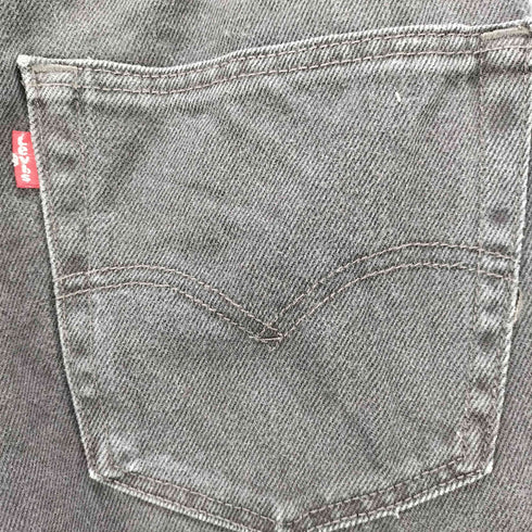 リーバイス Levis 505 ブラックデニムパンツ メンズ 34/29