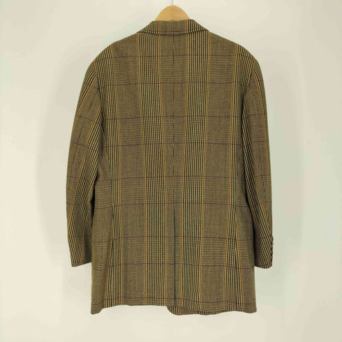 ポロバイラルフローレン Polo by RALPH LAUREN 80-90S 三角タグ チェック ウール 2B テーラードジャケット メンズ