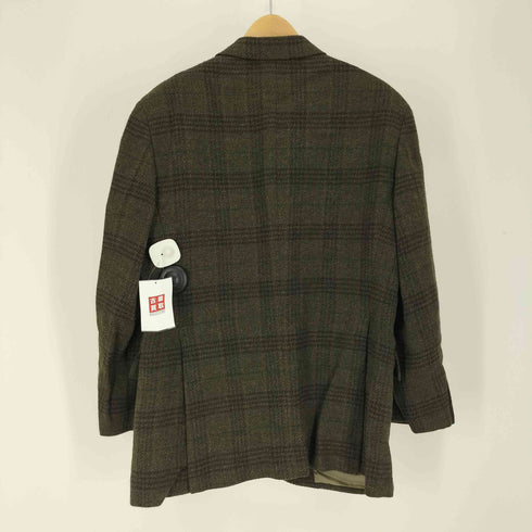 ポロバイラルフローレン Polo by RALPH LAUREN 80-90S 三角タグ チェック ウール 2B テーラードジャケット メンズ