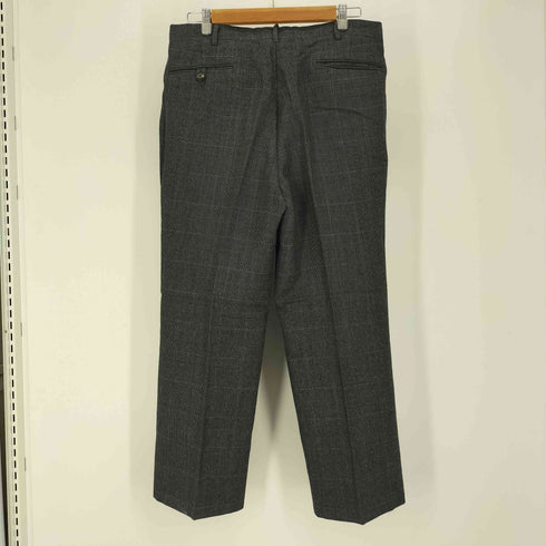 ポロバイラルフローレン Polo by RALPH LAUREN 80-90S 三角タグ チェック ウール 2B テーラードジャケット 2タック スラックス パンツ セットアップ メンズ