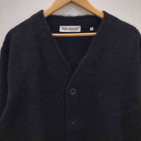 アワーレガシィー OUR LEGACY 22AW CARDIGAN BLACK MOHAIR メンズ 48