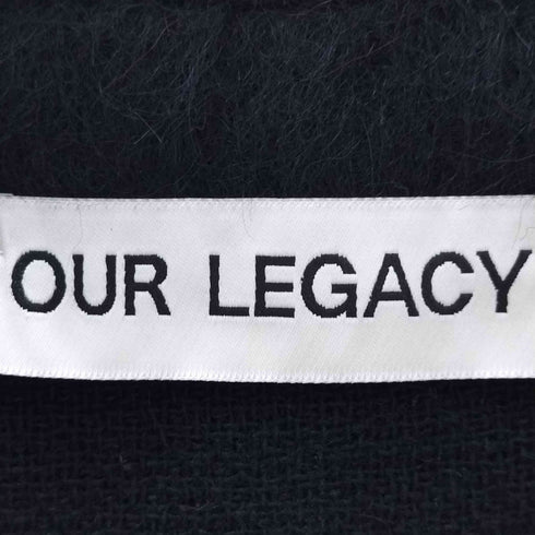 アワーレガシィー OUR LEGACY 22AW CARDIGAN BLACK MOHAIR メンズ 48