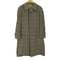NEW WOOL カシミヤ 混 ウール ヘリンボーン チェック ステンカラーコート メンズ