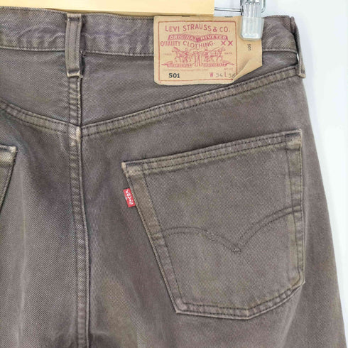 リーバイス Levis スペイン製 ユーロリーバイス 501 後染め ボタン裏292 ボタンフライ デニムパンツ メンズ W34/L36