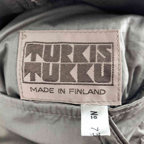 TURKIS TUKKU フィンランド製 ファーライナー 付き 襟裏レザー コート メンズ