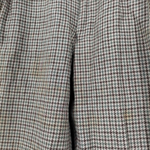 ポロバイラルフローレン Polo by RALPH LAUREN 80-90S サスペンダーボタン 千鳥格子 チェック 2タック スラックス パンツ サイドシンチ メンズ
