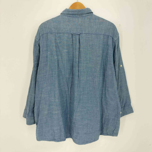 エディーバウアー Eddie Bauer 裏地ギンガム コットンボタンダウンシャツ メンズ JPN:XL