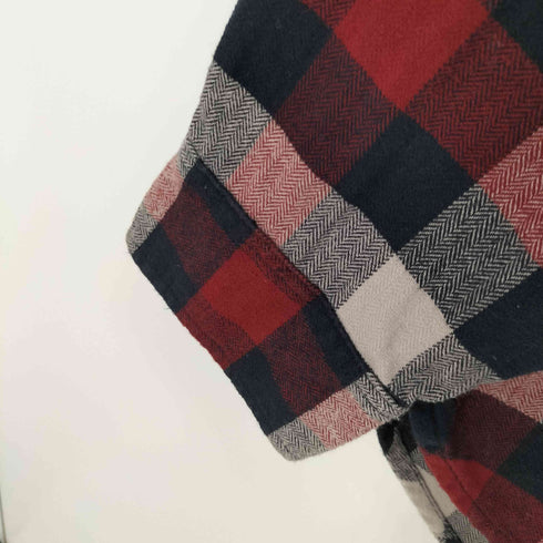 JACHS 2XL ヘビーウェイトブロックチェックネルシャツ メンズ JPN:XXL