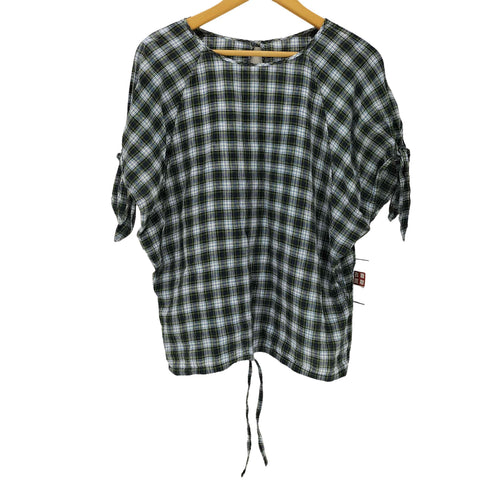 マッキントッシュフィロソフィー MACKINTOSH PHILOSOPHY チェック リネンブラウス レディース JPN:38