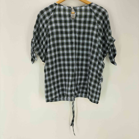 マッキントッシュフィロソフィー MACKINTOSH PHILOSOPHY チェック リネンブラウス レディース JPN:38