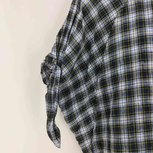 マッキントッシュフィロソフィー MACKINTOSH PHILOSOPHY チェック リネンブラウス レディース JPN:38