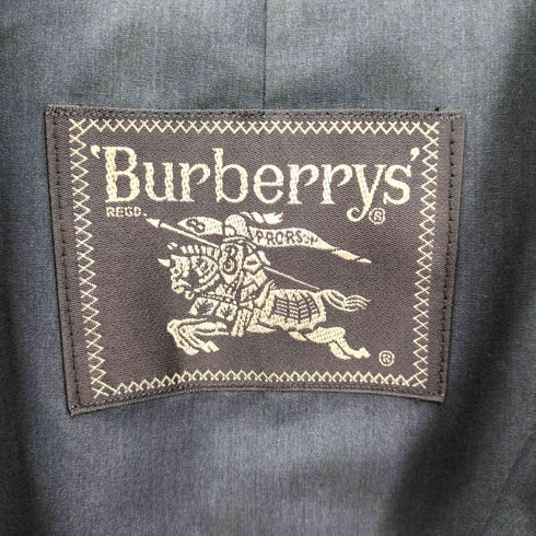 バーバリーズ BURBERRYS 90S 比翼ボタン ポリコットン ステンカラーコート バルマカーンコート メンズ 88 160