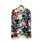 アディダス adidas AOP LOUD CREW SWEAT 総柄スウェット メンズ JPN:XL