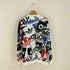 アディダス adidas AOP LOUD CREW SWEAT 総柄スウェット メンズ JPN:XL