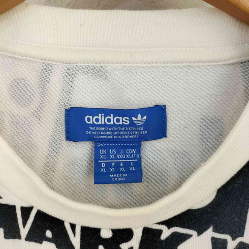 アディダス adidas AOP LOUD CREW SWEAT 総柄スウェット メンズ JPN:XL