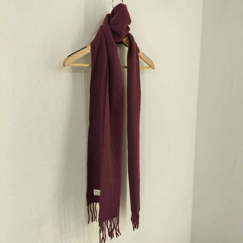 MADE IN ITALY カシミア100 フリンジマフラー メンズ ONE SIZE