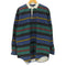 ポロバイラルフローレン Polo by RALPH LAUREN 90s マルチボーダー ポニー刺しゅう 長袖ポロシャツ メンズ JPN:L