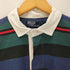 ポロバイラルフローレン Polo by RALPH LAUREN 90s マルチボーダー ポニー刺しゅう 長袖ポロシャツ メンズ JPN:L