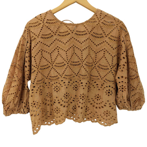 ユナイテッドアローズグリーンレーベルリラクシング UNITED ARROWS green label relaxing シフリー レース 2WAY ブラウス レディース