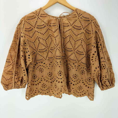 ユナイテッドアローズグリーンレーベルリラクシング UNITED ARROWS green label relaxing シフリー レース 2WAY ブラウス レディース
