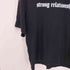 GXG strong relationships フロントプリント半袖Tシャツ メンズ L