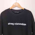 GXG strong relationships フロントプリント半袖Tシャツ メンズ L