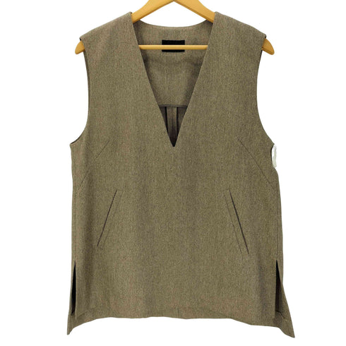 ユナイテッドアローズグリーンレーベルリラクシング UNITED ARROWS green label relaxing プレップツイード プルオーバーベスト レディース