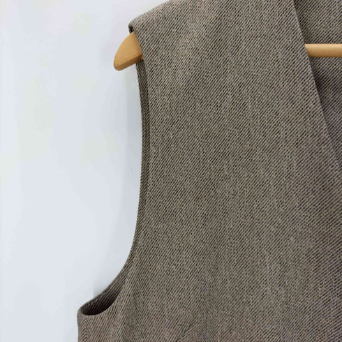 ユナイテッドアローズグリーンレーベルリラクシング UNITED ARROWS green label relaxing プレップツイード プルオーバーベスト レディース