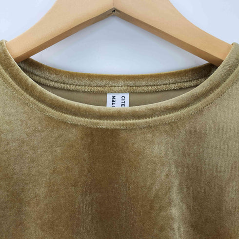 シテン CITEN ベロア コンパクト Tシャツ レディース FREE