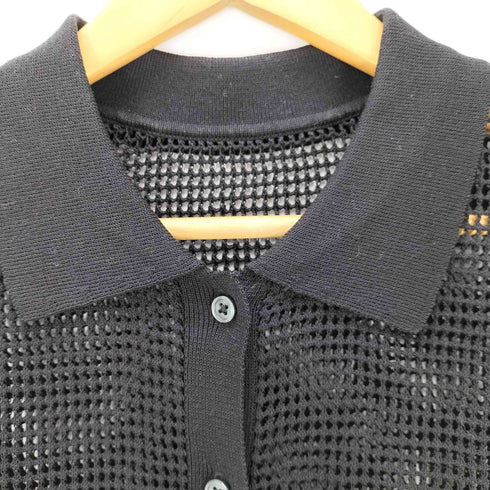 ユナイテッドアローズグリーンレーベルリラクシング UNITED ARROWS green label relaxing ハイツイストメッシュシャツカーディガン レディース