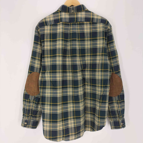ラルフローレン RALPH LAUREN ボタンダウンチェック エルボーパッチシャツ メンズ JPN:XL