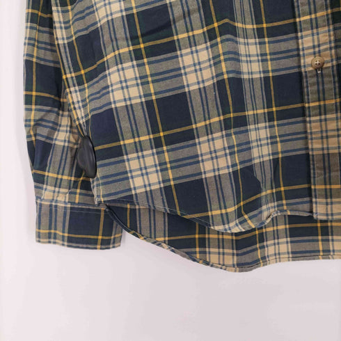 ラルフローレン RALPH LAUREN ボタンダウンチェック エルボーパッチシャツ メンズ JPN:XL