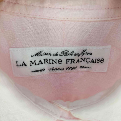 マリンフランセーズ la marine francaise コットンリネンtraditionalシャツ レディース