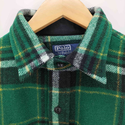 ポロバイラルフローレン Polo by RALPH LAUREN classic fit チェック ウールシャツ メンズ JPN:M