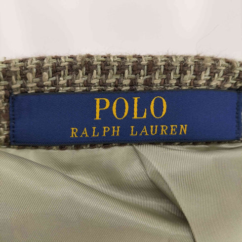 ポロラルフローレン POLO RALPH LAUREN シルクリネン ツイードテーラードジャケット メンズ 34S