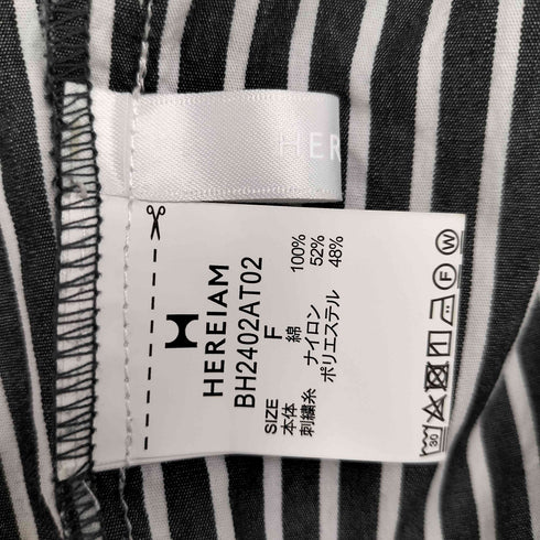 HEREIAM メタロゴストライプシャツ メンズ FREE