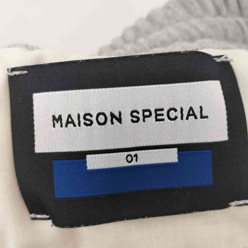 メゾンスペシャル MAISON SPECIAL 24SS Crush Sweat Prime-Wide Pin tuck Easy Short Pants メンズ JPN:1