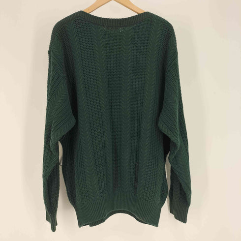 PART OF STYLE PAUSE PURE COTTON ピュアコットン ボートネック ケーブルニット メンズ