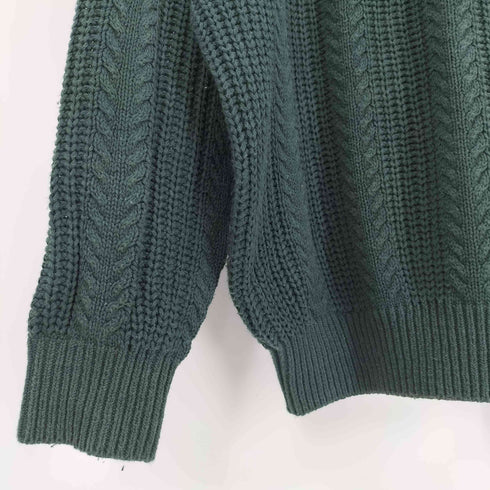 PART OF STYLE PAUSE PURE COTTON ピュアコットン ボートネック ケーブルニット メンズ