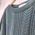 PART OF STYLE PAUSE PURE COTTON ピュアコットン ボートネック ケーブルニット メンズ