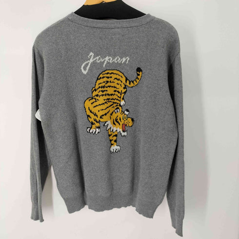 デザインティーシャツストアグラニフ Design Tshirts Store graniph 虎柄L/Sクルーネックセーター レディース JPN:M