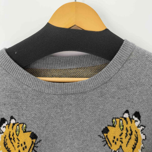 デザインティーシャツストアグラニフ Design Tshirts Store graniph 虎柄L/Sクルーネックセーター レディース JPN:M