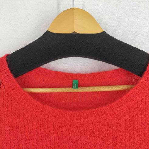 ユナイテッドカラーズオブベネトン UNITED COLORS OF BENETTON モヘア30% マルチカラー シャギーニット レディース