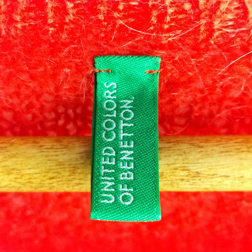 ユナイテッドカラーズオブベネトン UNITED COLORS OF BENETTON モヘア30% マルチカラー シャギーニット レディース