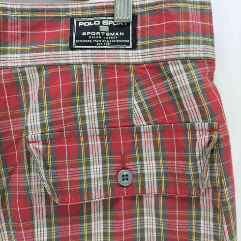 ポロスポーツラルフローレン POLO SPORT RALPH LAUREN インドコットン チェックショーツ メンズ W38
