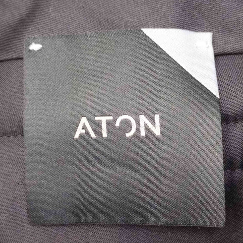 エイトン ATON 21SS BACK SATIN BASIC PANTS バック サテン ベーシックパンツ メンズ 04
