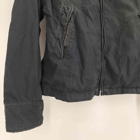 ポロジーンズカンパニーラルフローレン POLO JEANS COMPANY RALPH LAUREN 00S 星条旗ワッペン エポレット チンストラップ ジップアップブルゾン スウィングトップ メンズ import:L