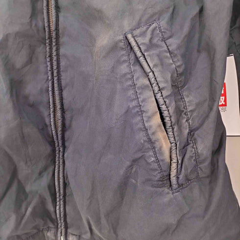 ポロジーンズカンパニーラルフローレン POLO JEANS COMPANY RALPH LAUREN 00S 星条旗ワッペン エポレット チンストラップ ジップアップブルゾン スウィングトップ メンズ import:L